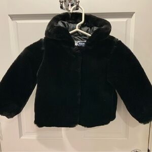 Old Navy Girl’s Black Hooded Winter Coat
